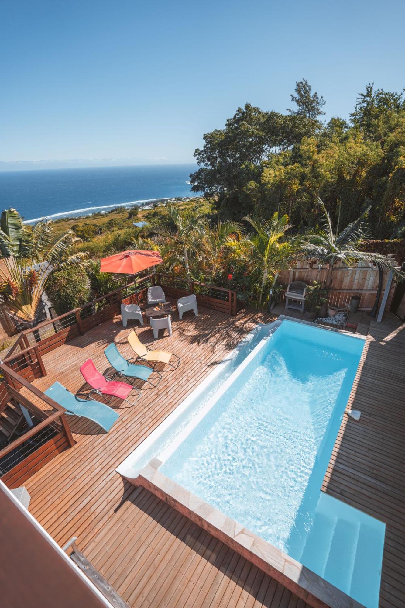 Villa Sunset St Leu, Avec Sa Vue Plongeante Sur La Mer 생뢰 외부 사진